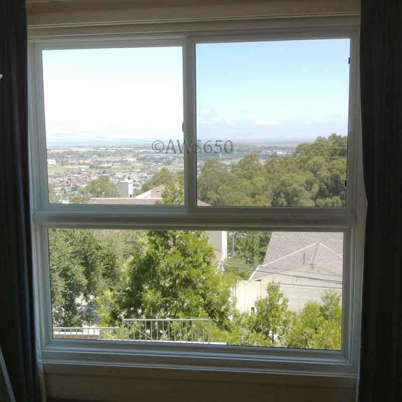 Milgard Fiberglass stacked Replacement window